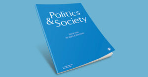 Blog Feminist economics: The picture shows the cover of a journal "Politics & Society"