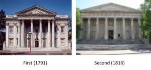 Blog Bank regulation: Images of the First and Second Banks of the United States