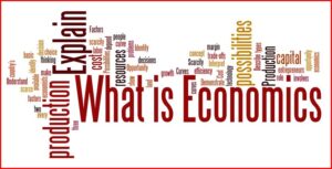 Blog Economic vocabulary: The image shows a bunch of "economic speak" words in a poster format