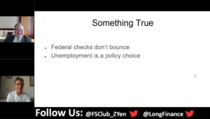 Blog Modern monetary theory: An image of Warren Mosler talking about MMT.