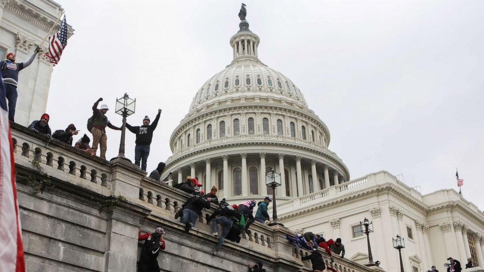 Angrynomics - The summary: Part 3 Angrynomics: Image of Trump supporters storming the US Capitol on 6 Jan 2021