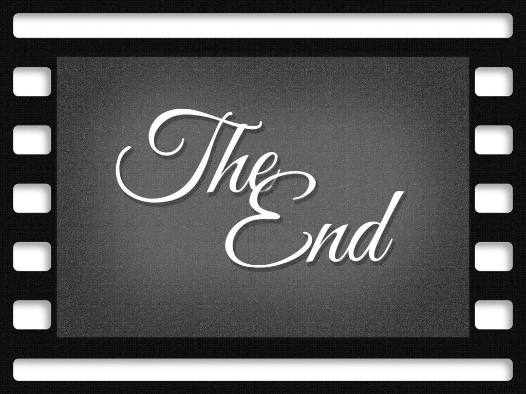 Angrynomics – The summary: Part 15 (and THE END) Angrynomics: An image of The End as you might see at the end of a film