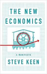 Blog Image of the book cover" The New Economics: A Manifesto" by Steve Keen