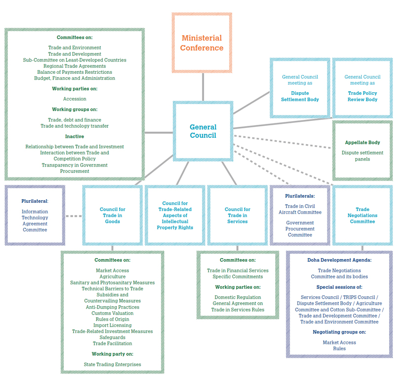 Why what the World Trade Organization does matters wto orginazation chart